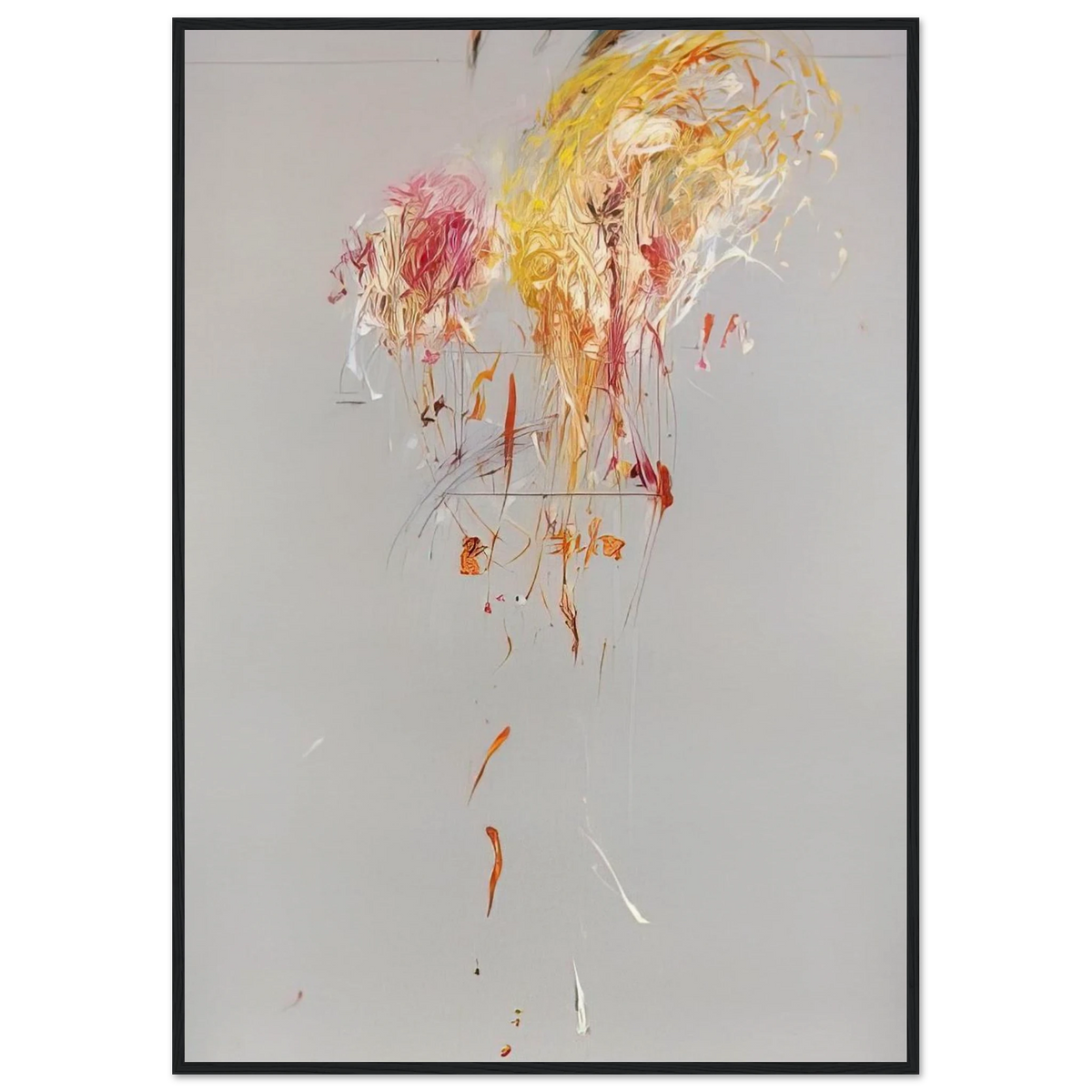 Nine Discourses on Commodus, Part IX Framed Poster | Cy Twombly Framed Prints Wall Art | Cy Twombly Store