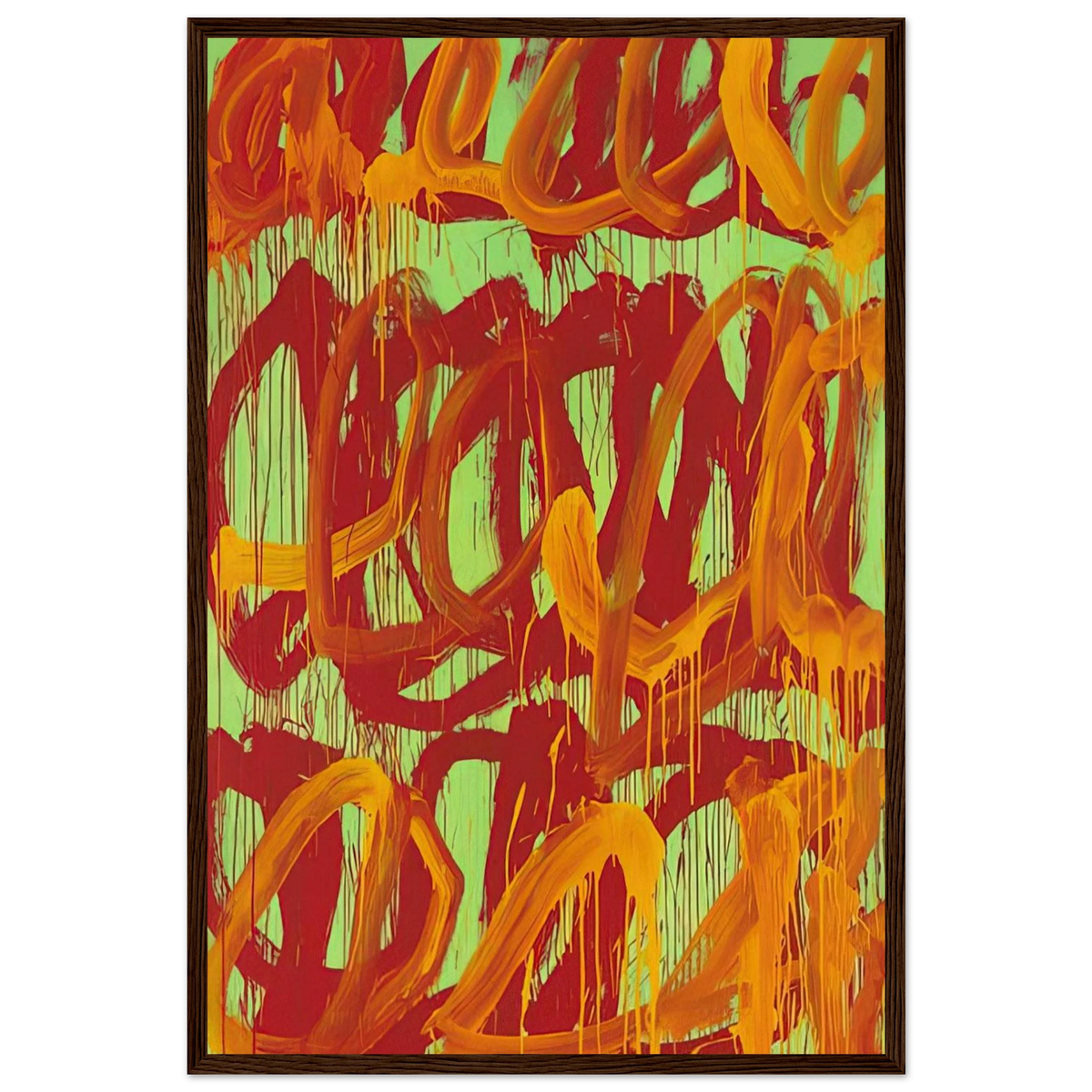 Camino Real  II  Framed Poster | Cy Twombly Framed Prints Wall Art | Cy Twombly Store