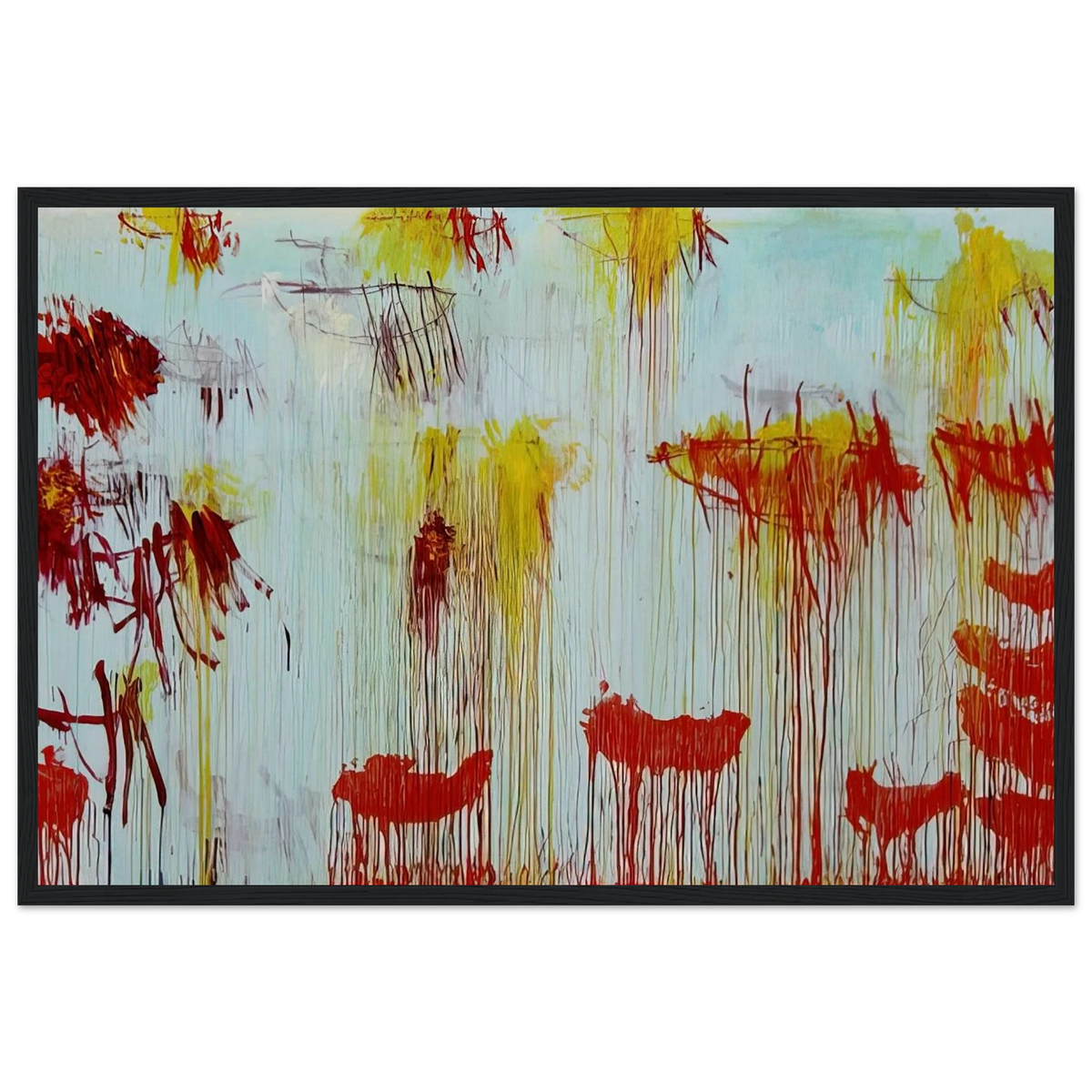 Lepanto, Part XI Framed Poster | Cy Twombly Framed Prints Wall Art | Cy Twombly Store