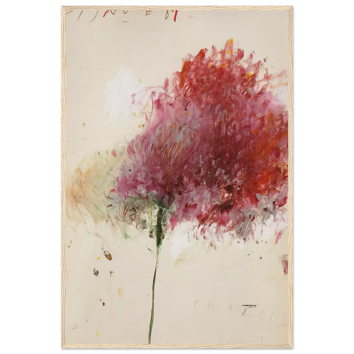 Proteus Framed Poster | Cy Twombly Framed Prints Wall Art | Cy Twombly Store