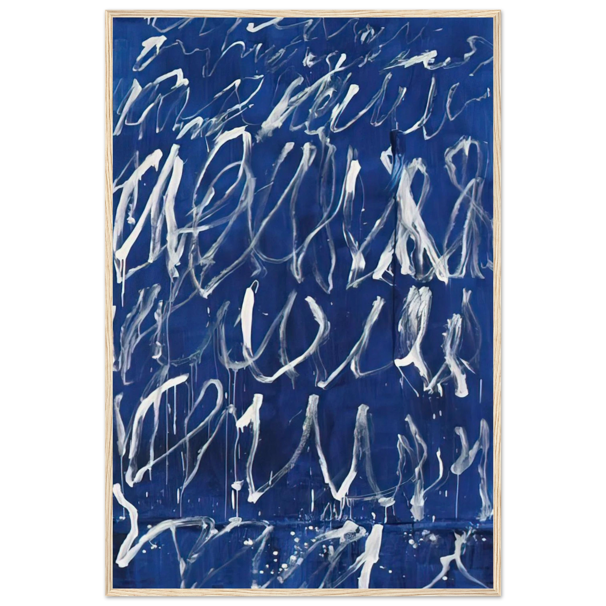Untitled Framed Poster | Cy Twombly Framed Prints Wall Art | Cy Twombly Store
