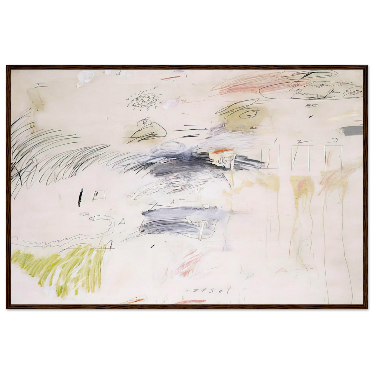 Untitled, Rome Framed Poster | Cy Twombly Framed Prints Wall Art | Cy Twombly Store