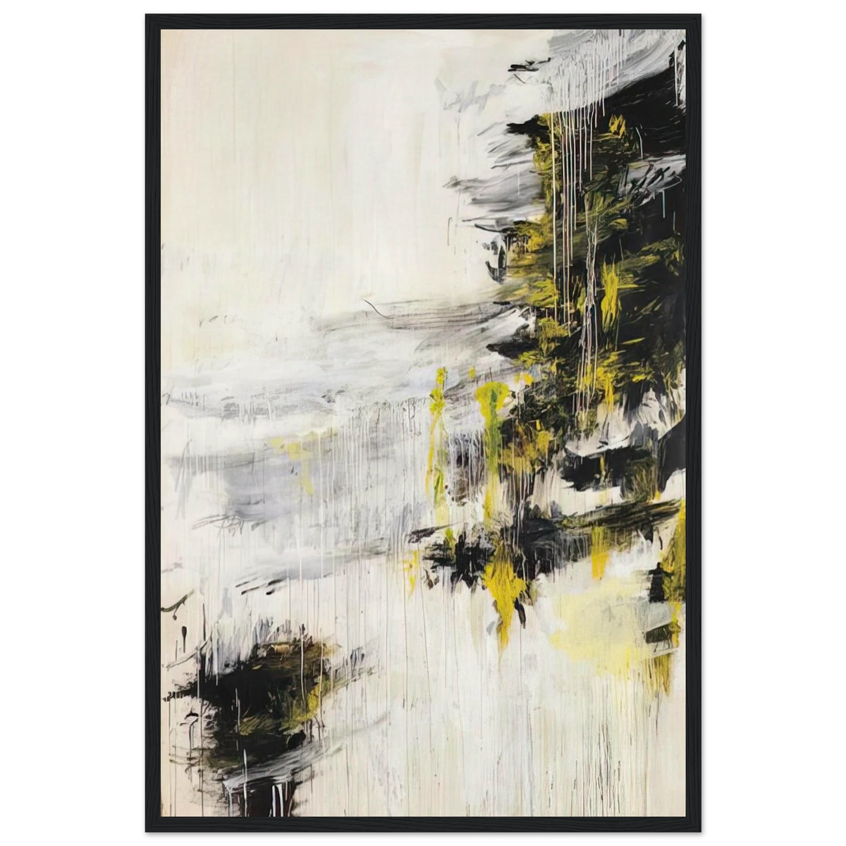 Quattro Stagioni II. Inverno Framed Poster | Cy Twombly Framed Prints Wall Art | Cy Twombly Store