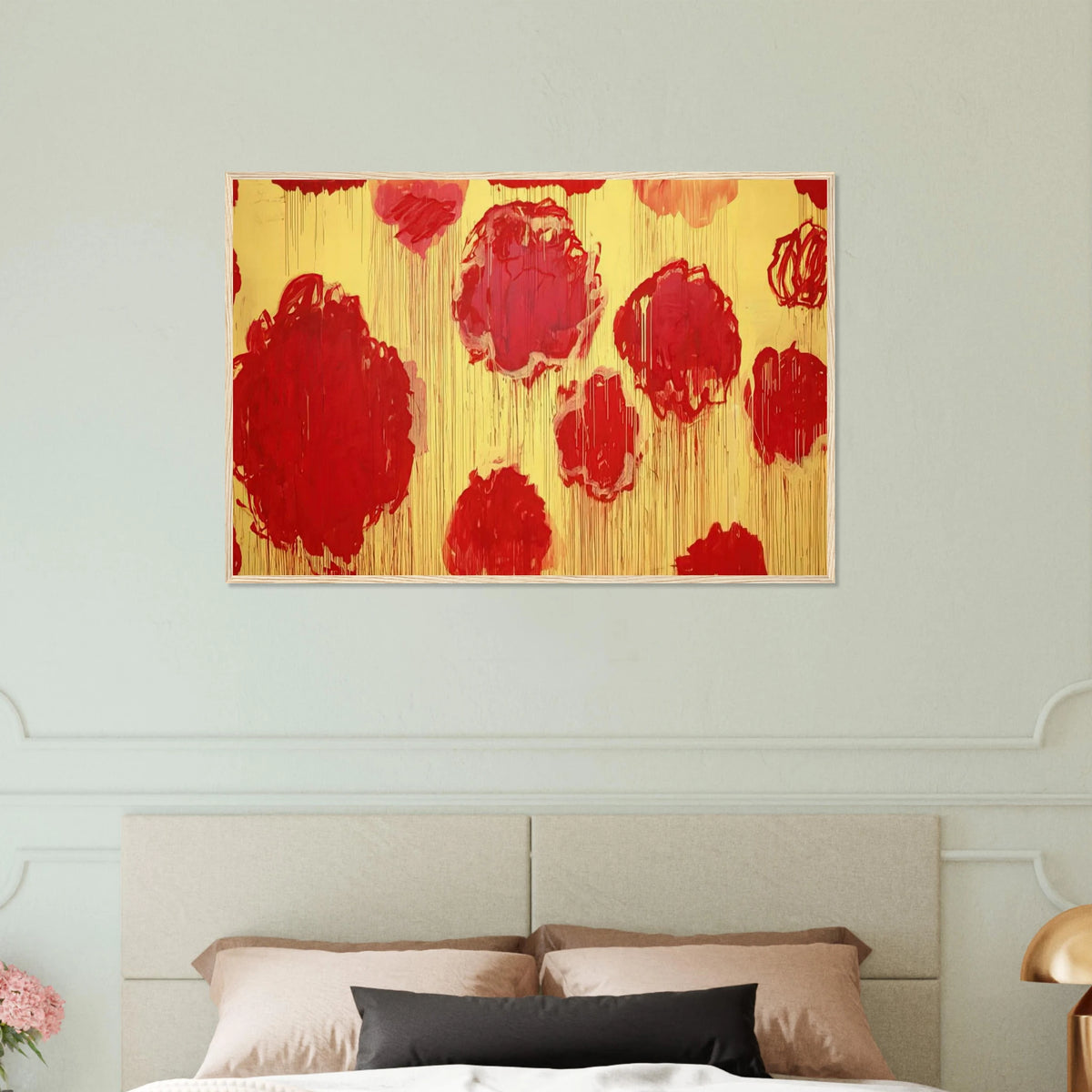 Untitled  Peonias series  Framed Poster | Cy Twombly Framed Prints Wall Art | Cy Twombly Store