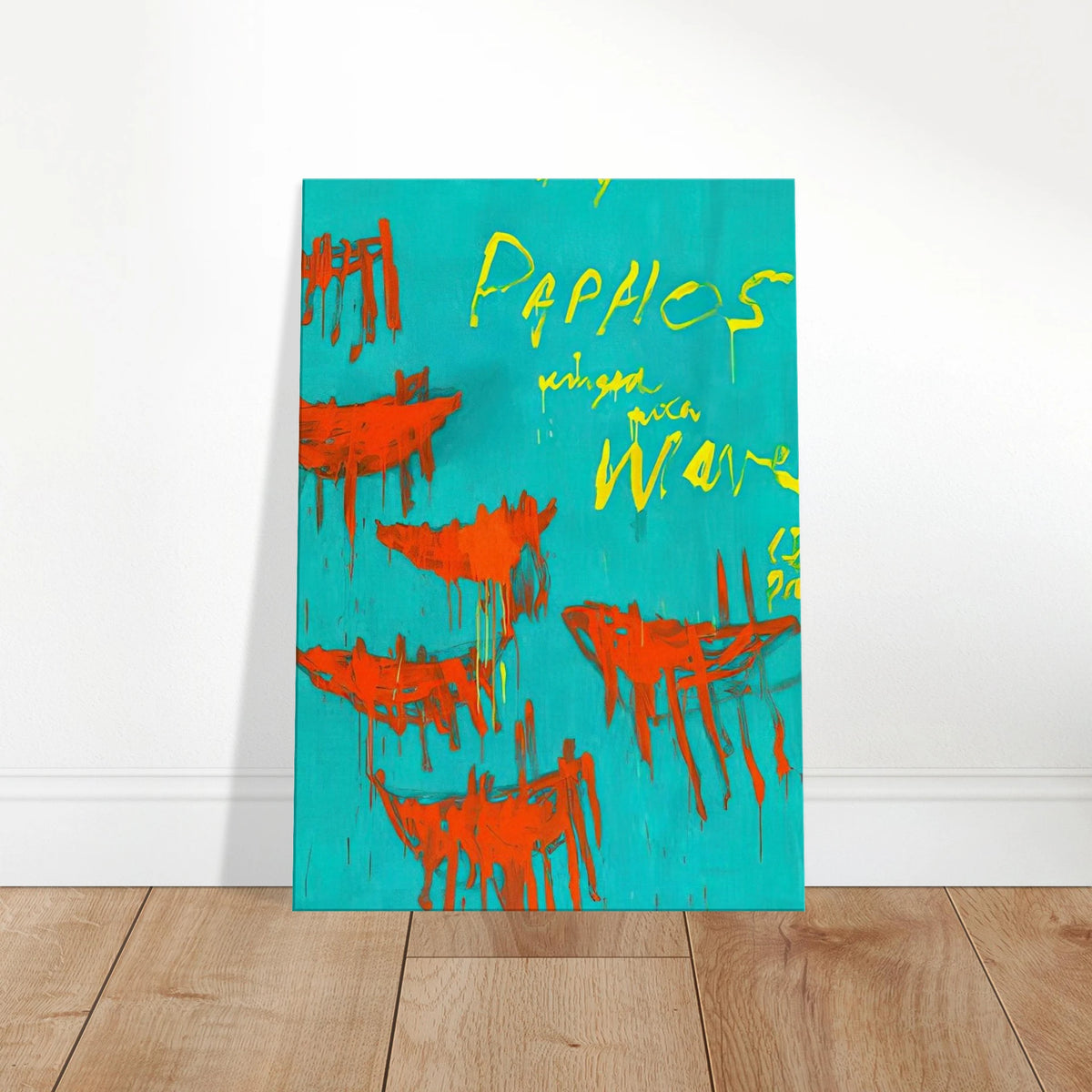 Leaving Paphos Ringed With Waves V Canvas | Cy Twombly Canvas | Cy Twombly Store