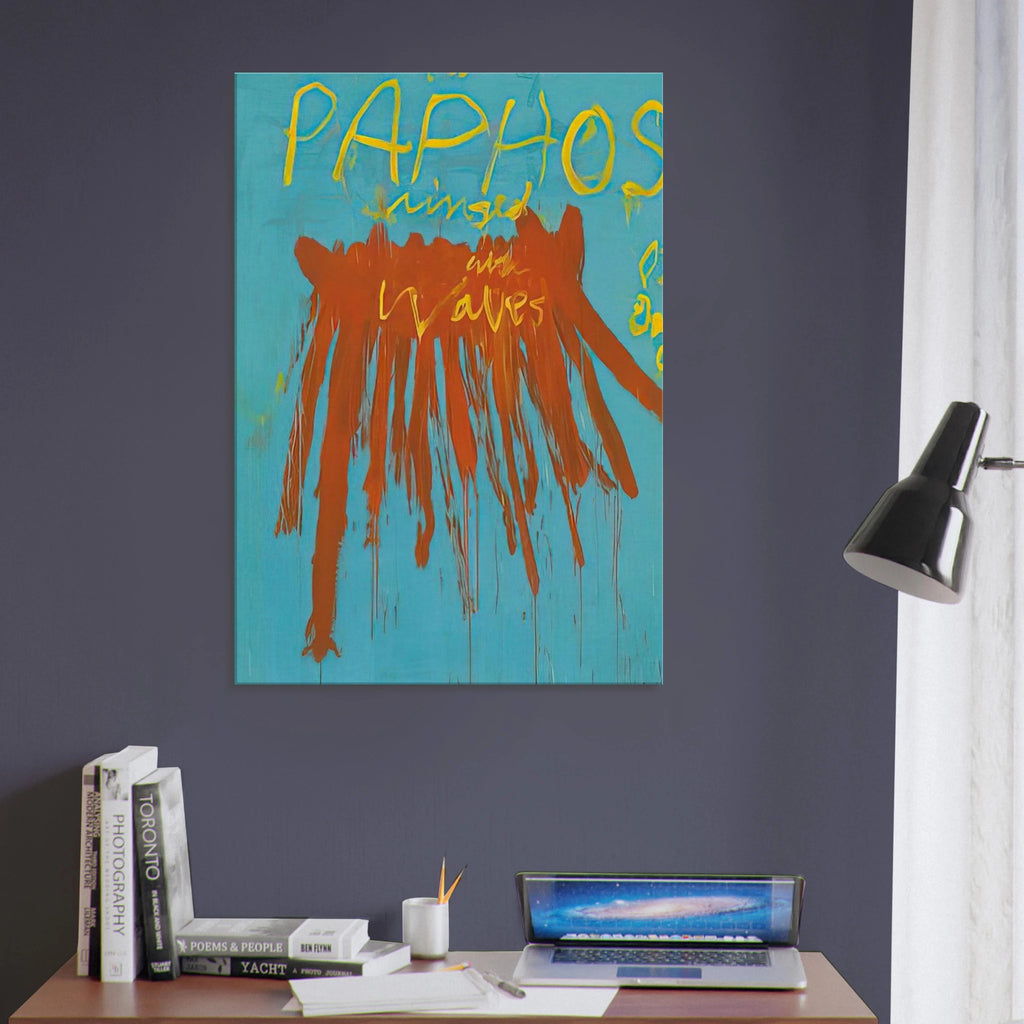 Leaving Paphos Ringed With Waves IV Canvas | Cy Twombly Canvas | Cy Twombly Store