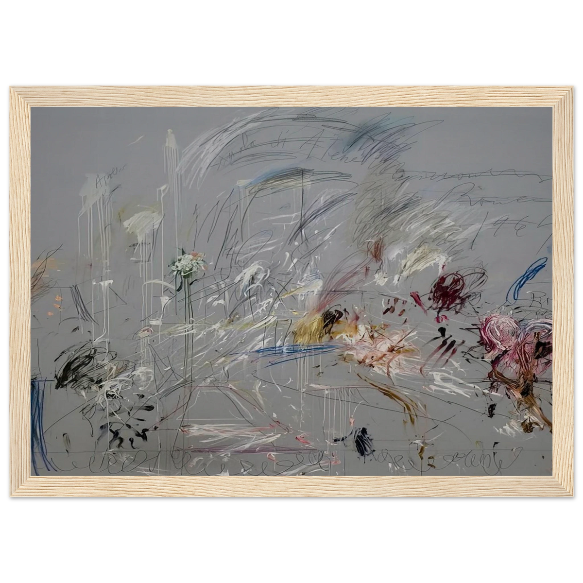 School of Athens Framed Poster | Cy Twombly Framed Prints Wall Art | Cy Twombly Store