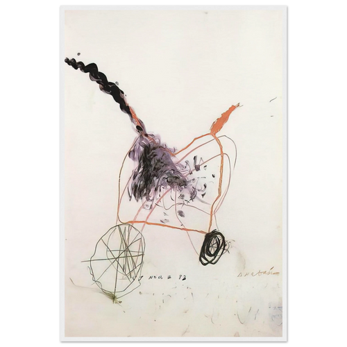 Anabasis Framed Poster | Cy Twombly Framed Prints Wall Art | Cy Twombly Store