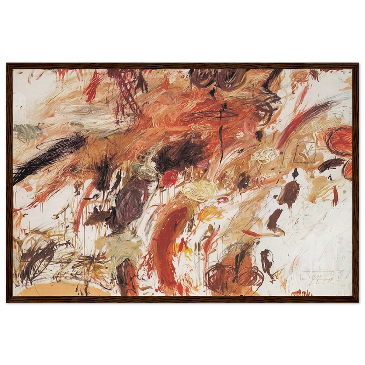 Ferragosto V Framed Poster | Cy Twombly Framed Prints Wall Art | Cy Twombly Store