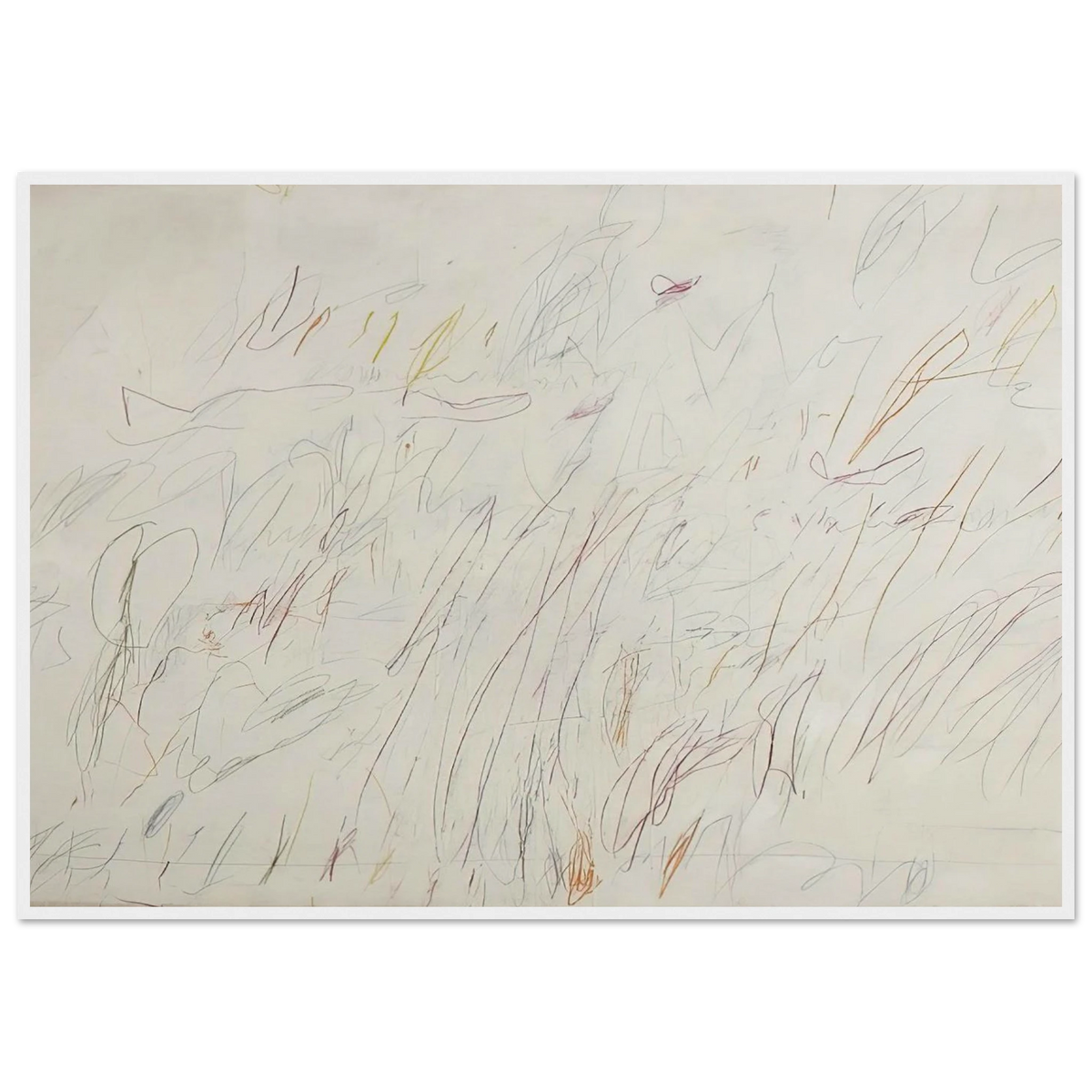 Sunset Framed Poster | Cy Twombly Framed Prints Wall Art | Cy Twombly Store