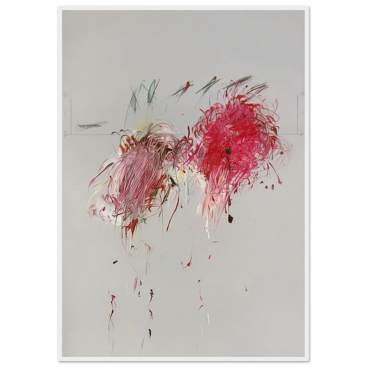 Nine Discourses on Commodus, , Part VII Framed Poster | Cy Twombly Framed Prints Wall Art | Cy Twombly Store