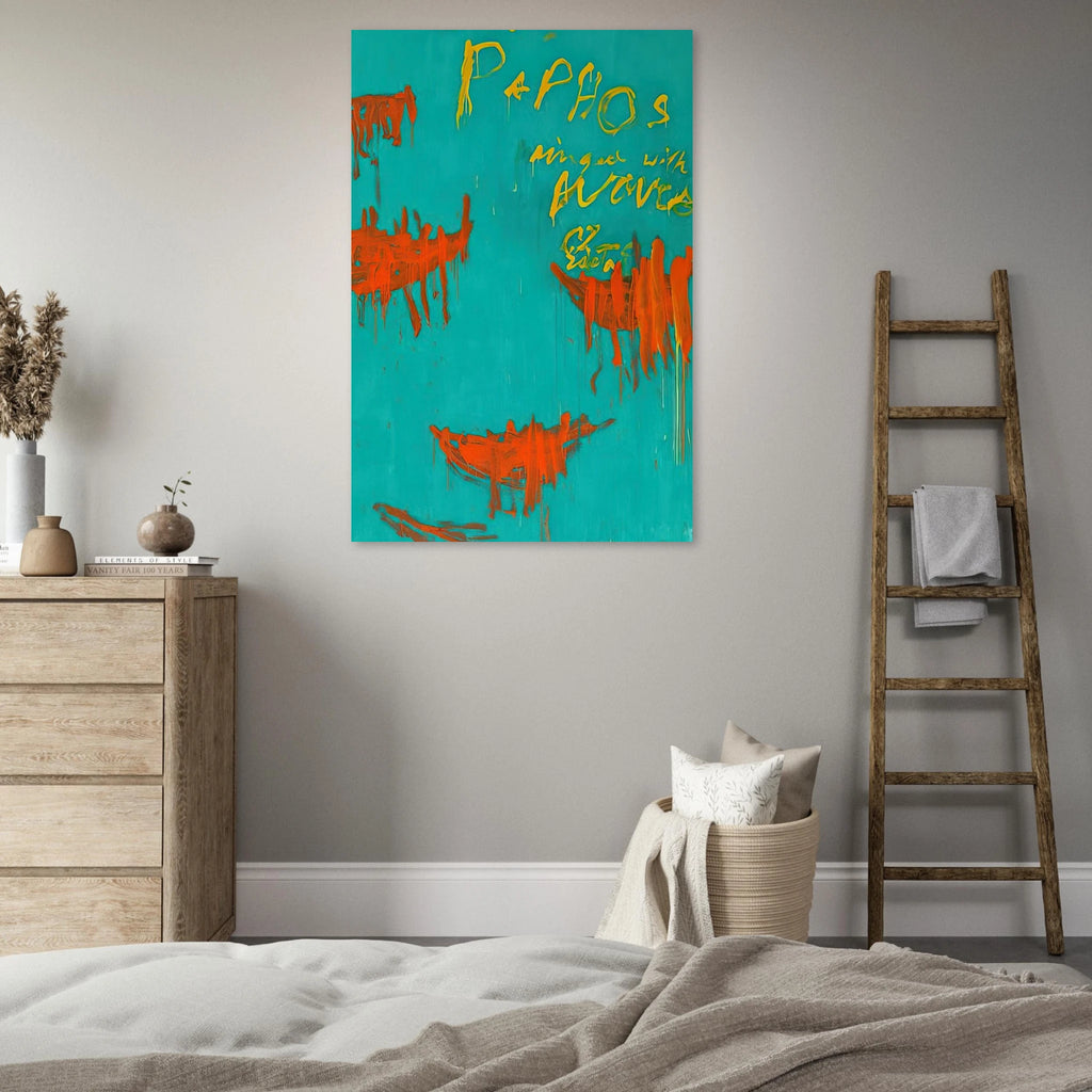 Leaving Paphos Ringed With Waves III Poster | Cy Twombly Poster | Cy Twombly Store