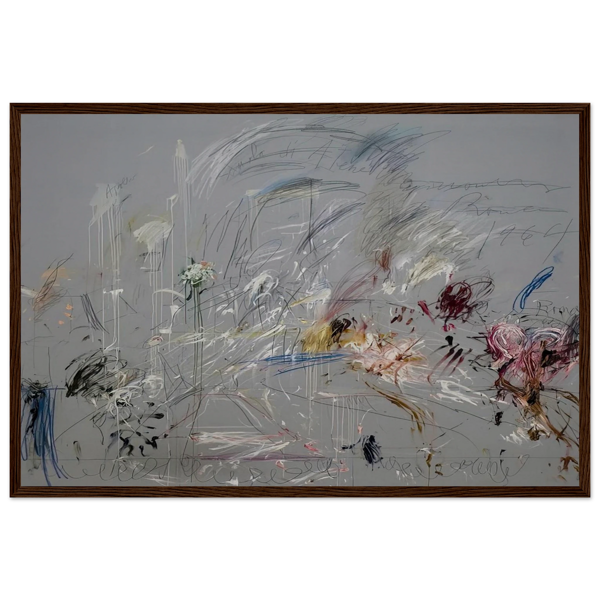 School of Athens Framed Poster | Cy Twombly Framed Prints Wall Art | Cy Twombly Store