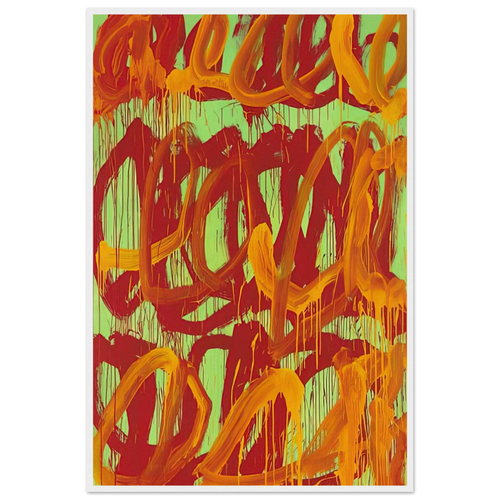 Camino Real  II  Framed Poster | Cy Twombly Framed Prints Wall Art | Cy Twombly Store