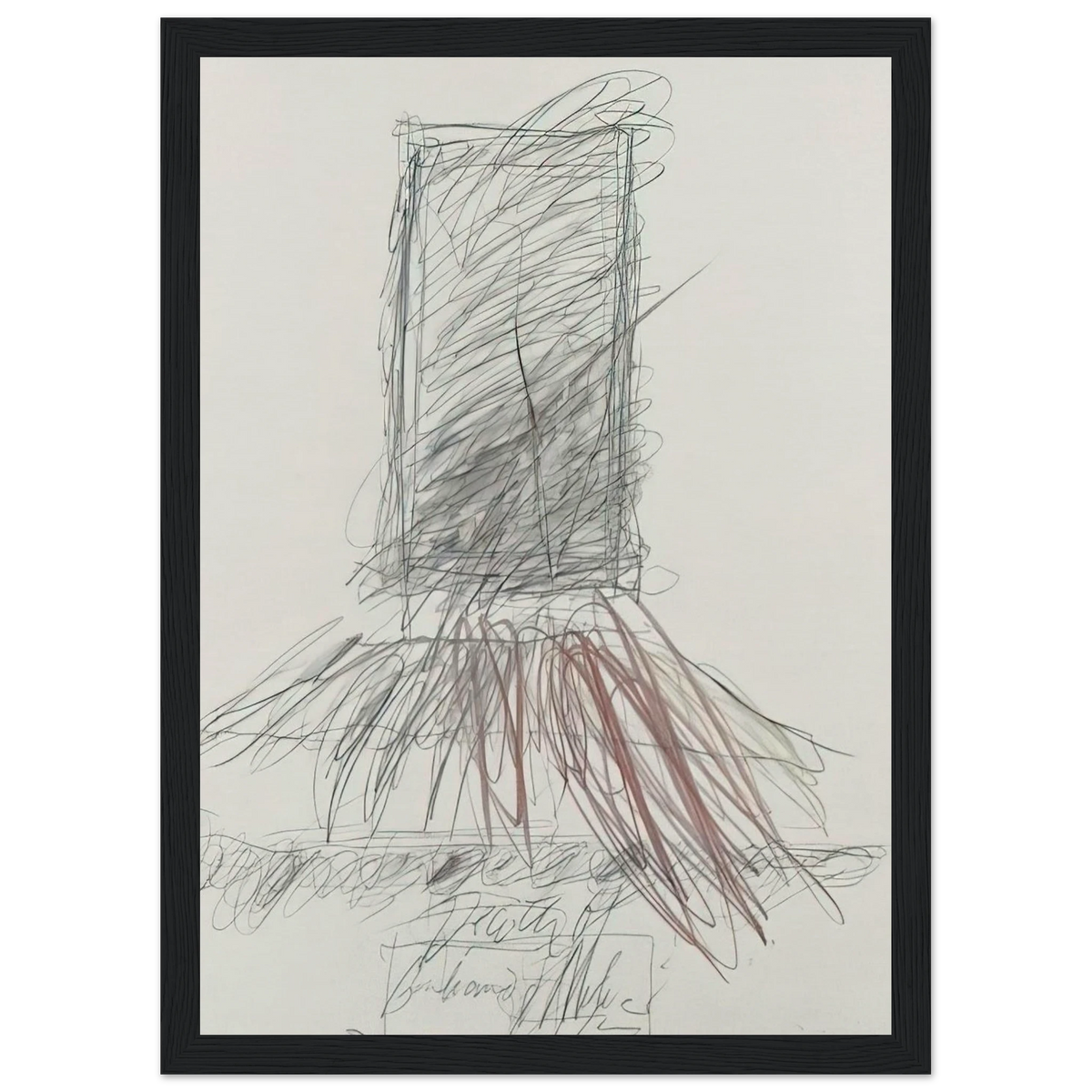 Death of Giuliano De'Medici Framed Poster | Cy Twombly Framed Prints Wall Art | Cy Twombly Store