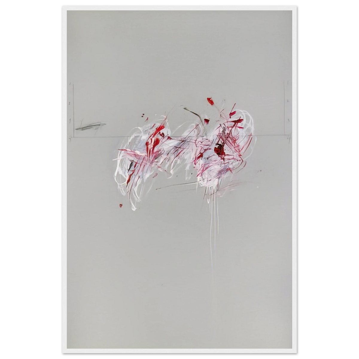 Nine Discourses on Commodus, Part II Framed Poster | Cy Twombly Framed Prints Wall Art | Cy Twombly Store