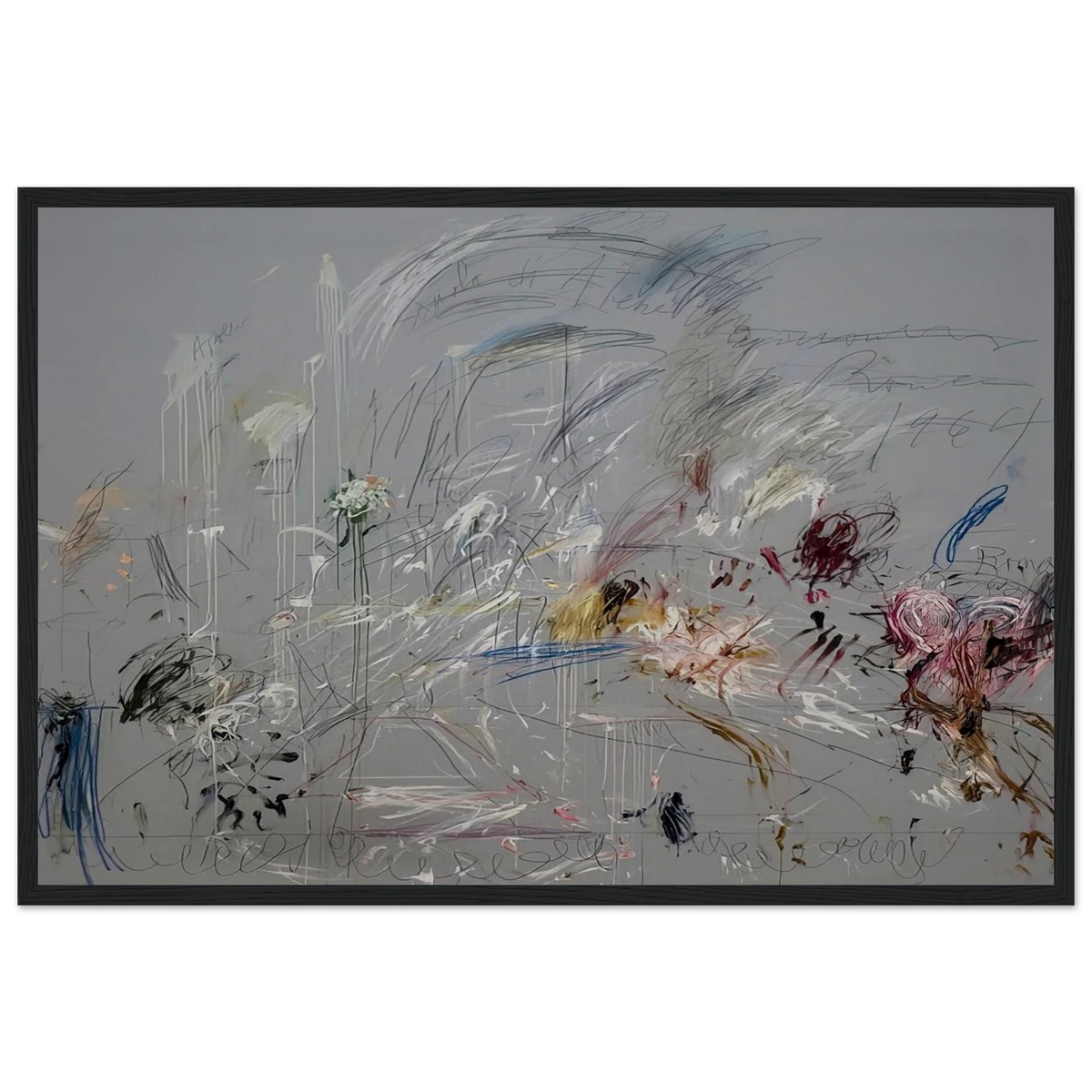 School of Athens Framed Poster | Cy Twombly Framed Prints Wall Art | Cy Twombly Store