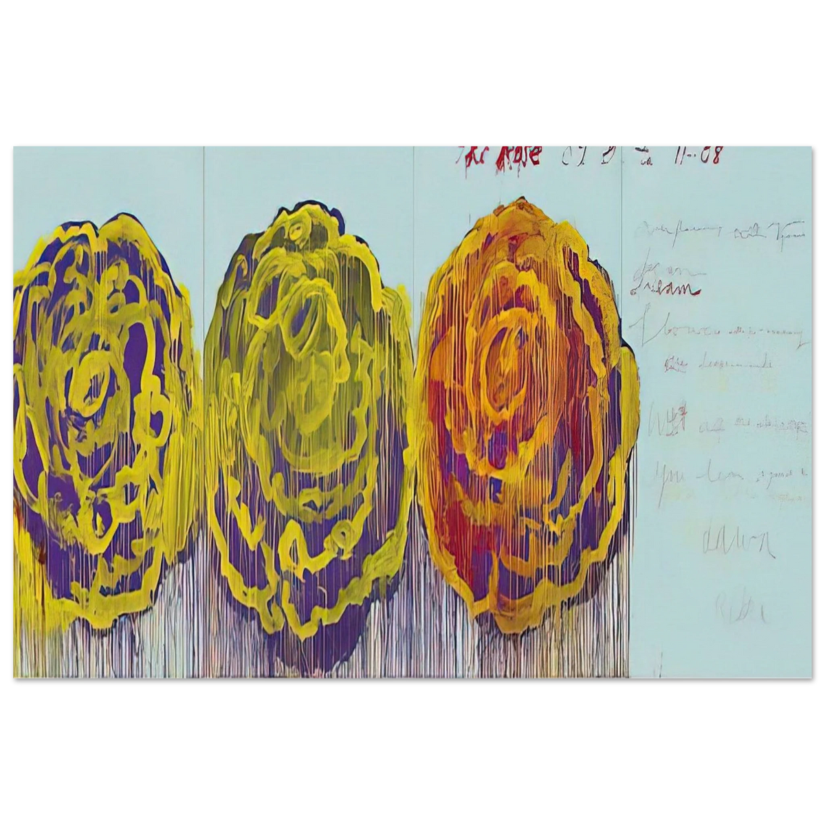 The Rose  III  Poster | Cy Twombly Poster | Cy Twombly Store
