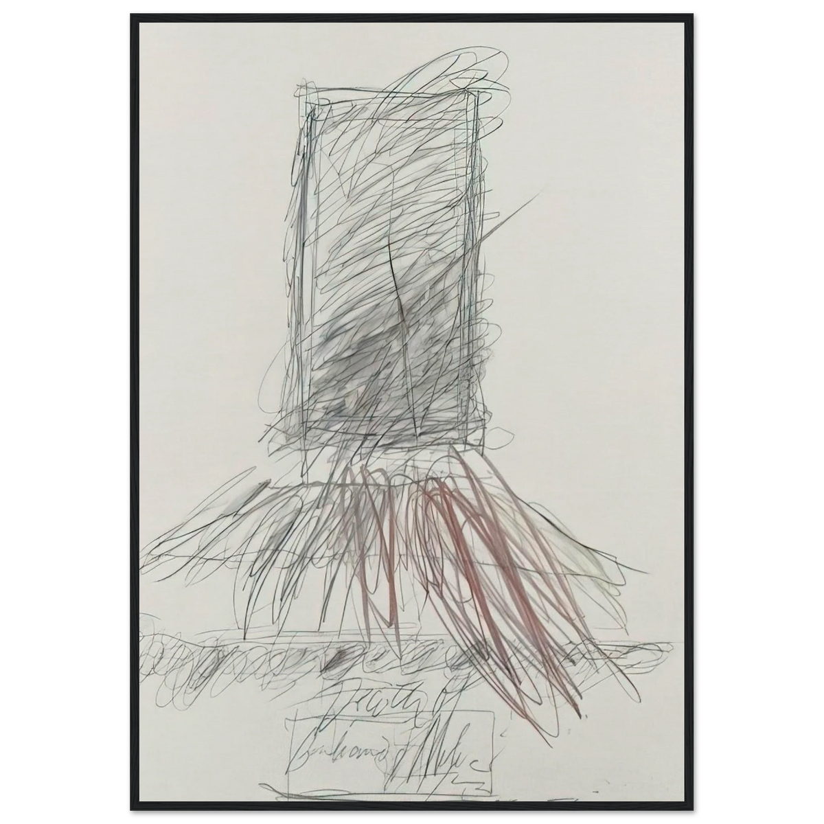 Death of Giuliano De'Medici Framed Poster | Cy Twombly Framed Prints Wall Art | Cy Twombly Store
