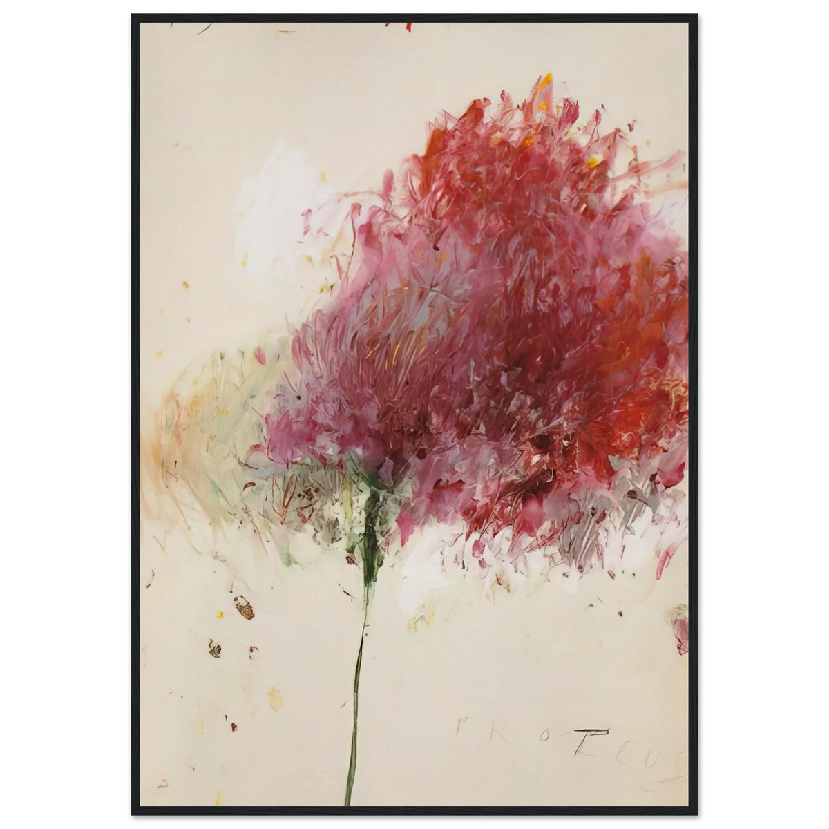 Proteus Framed Poster | Cy Twombly Framed Prints Wall Art | Cy Twombly Store