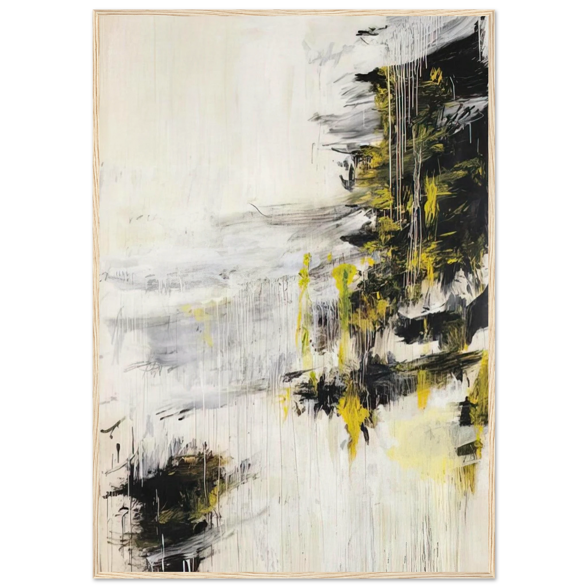 Quattro Stagioni II. Inverno Framed Poster | Cy Twombly Framed Prints Wall Art | Cy Twombly Store