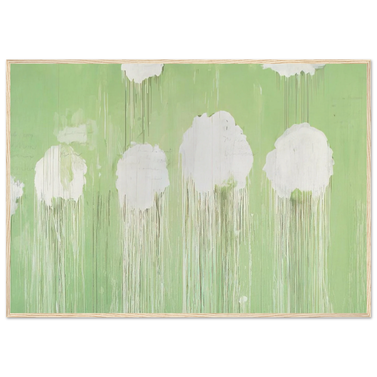 Untitled,  Peony Blossom Painting  Framed Poster | Cy Twombly Framed Prints Wall Art | Cy Twombly Store
