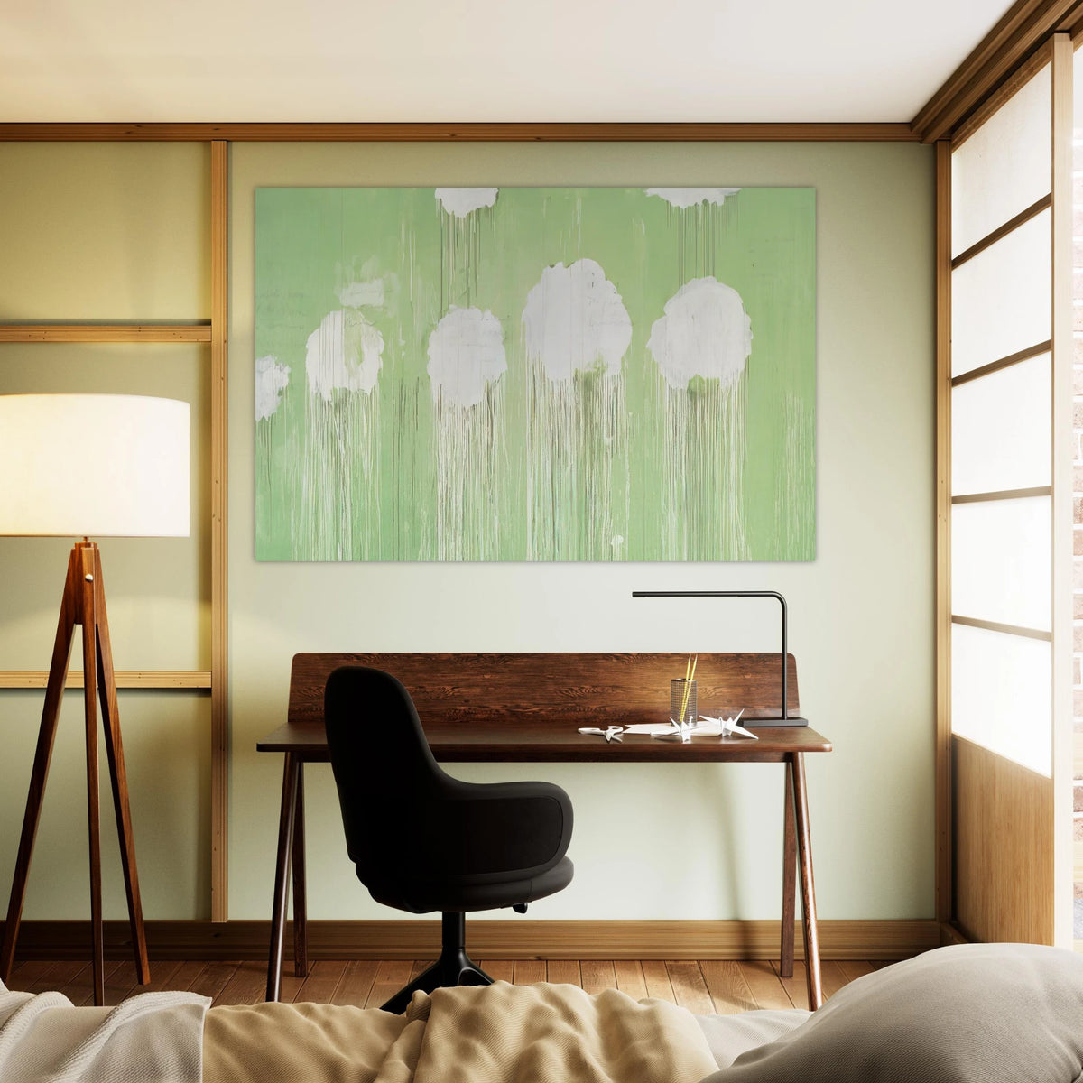 Untitled,  Peony Blossom Painting  Poster | Cy Twombly Poster | Cy Twombly Store