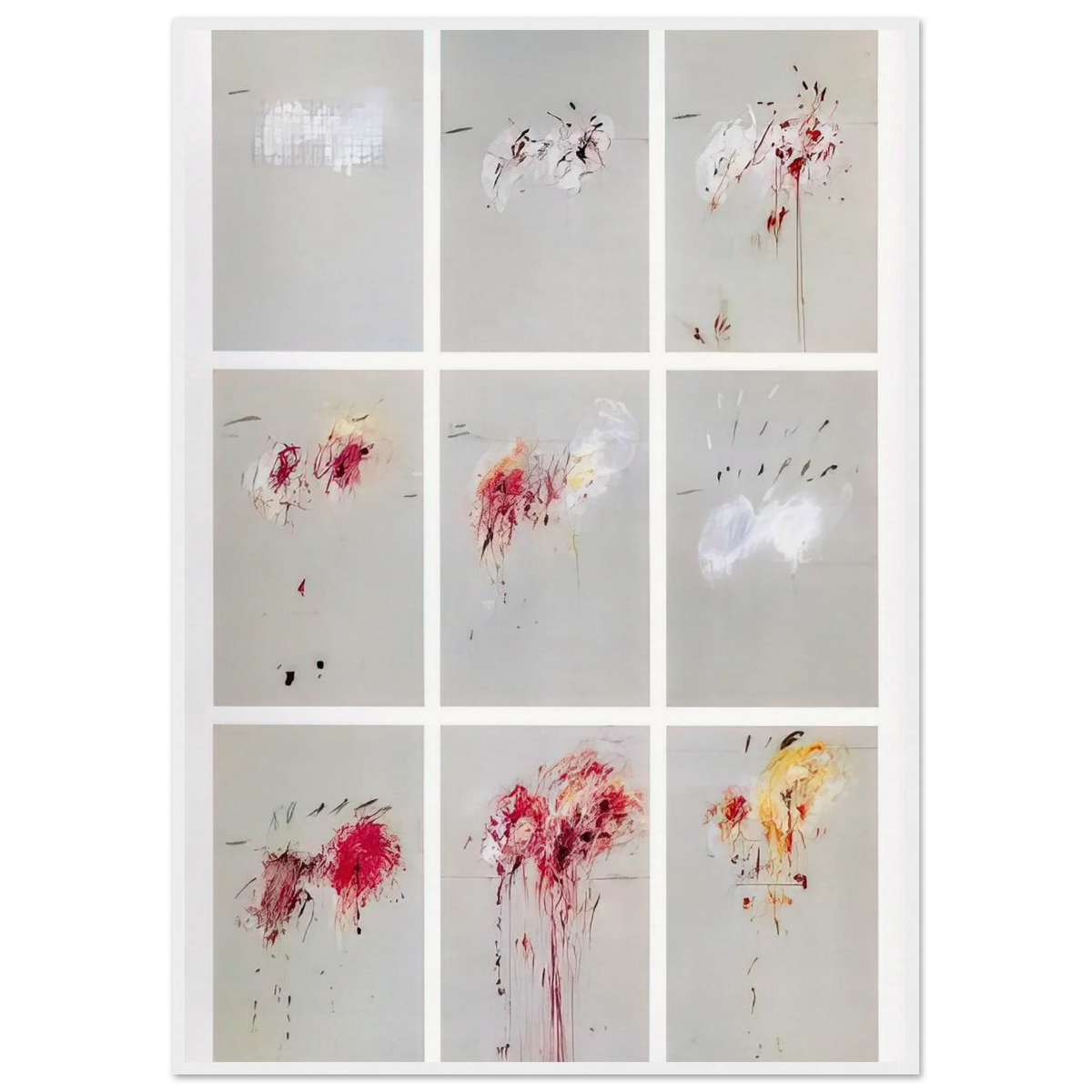 Nine Discourses on Commodus Framed Poster | Cy Twombly Framed Prints Wall Art | Cy Twombly Store