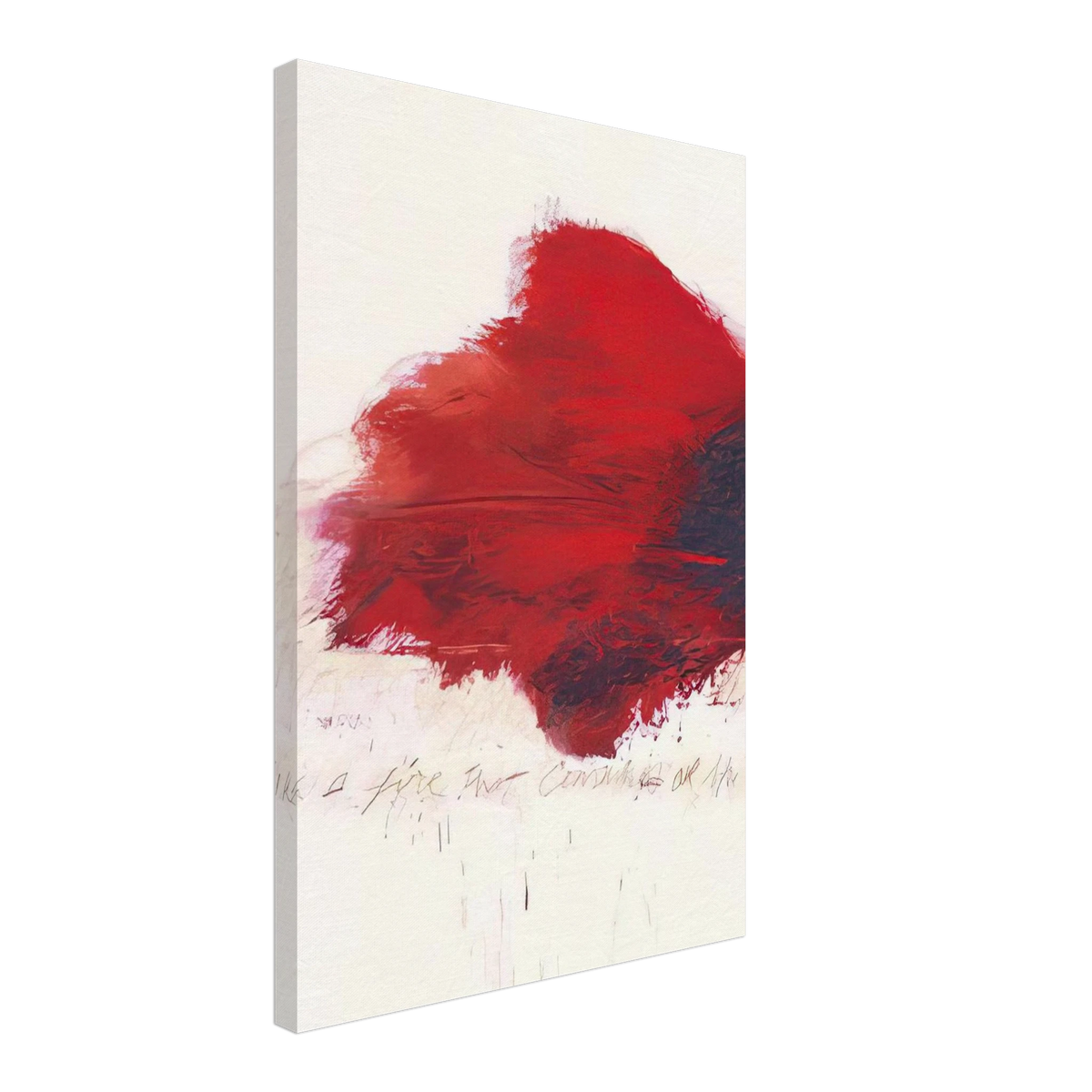 Fifty Days at Iliam. The Fire that Consumes All before It Canvas | Cy Twombly Canvas | Cy Twombly Store