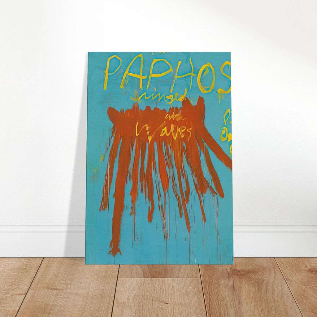 Leaving Paphos Ringed With Waves IV Canvas | Cy Twombly Canvas | Cy Twombly Store