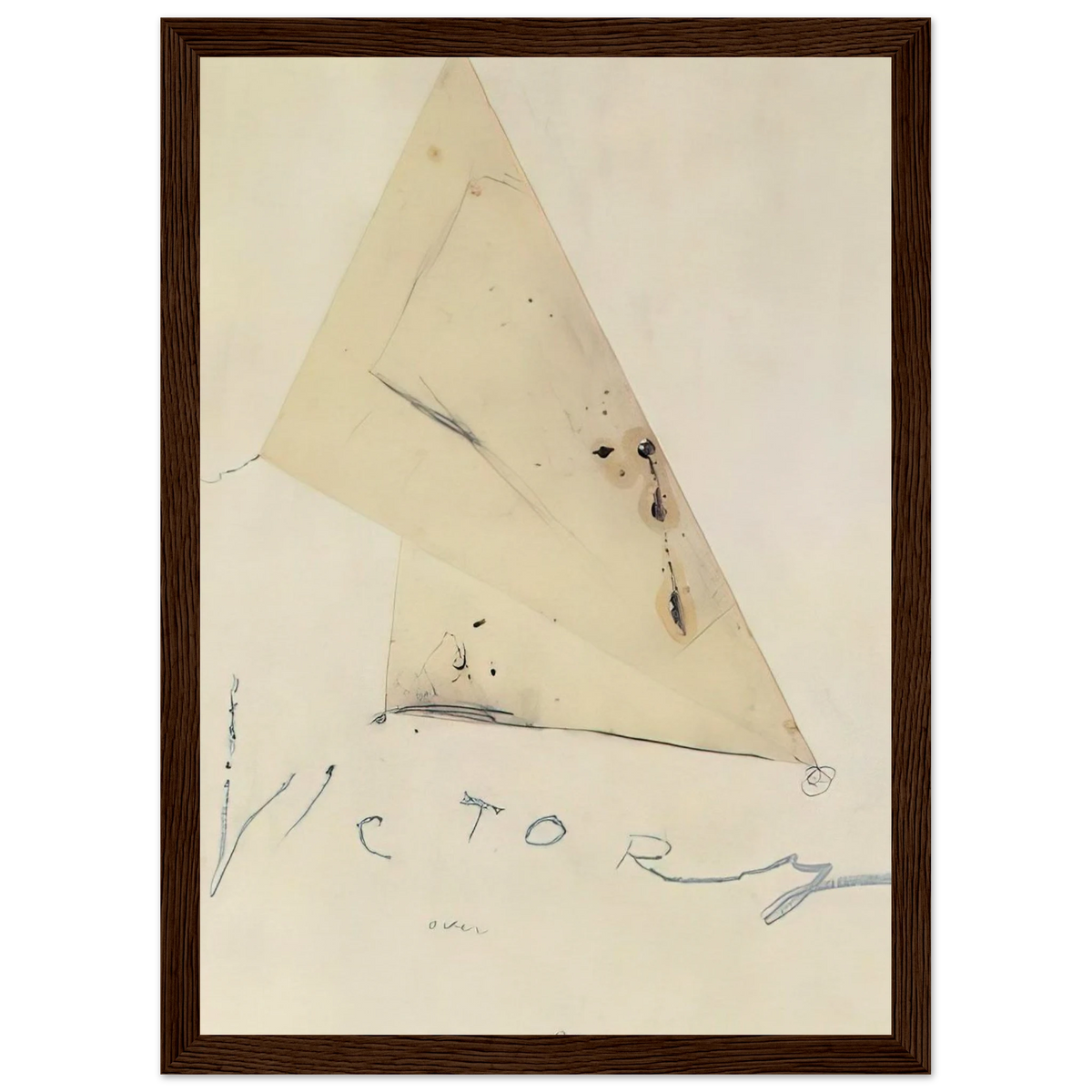 Victory Framed Poster | Cy Twombly Framed Prints Wall Art | Cy Twombly Store