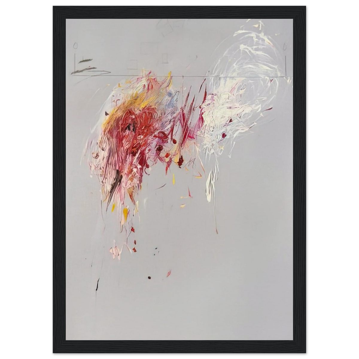 Nine Discourses on Commodus, Part V Framed Poster | Cy Twombly Framed Prints Wall Art | Cy Twombly Store