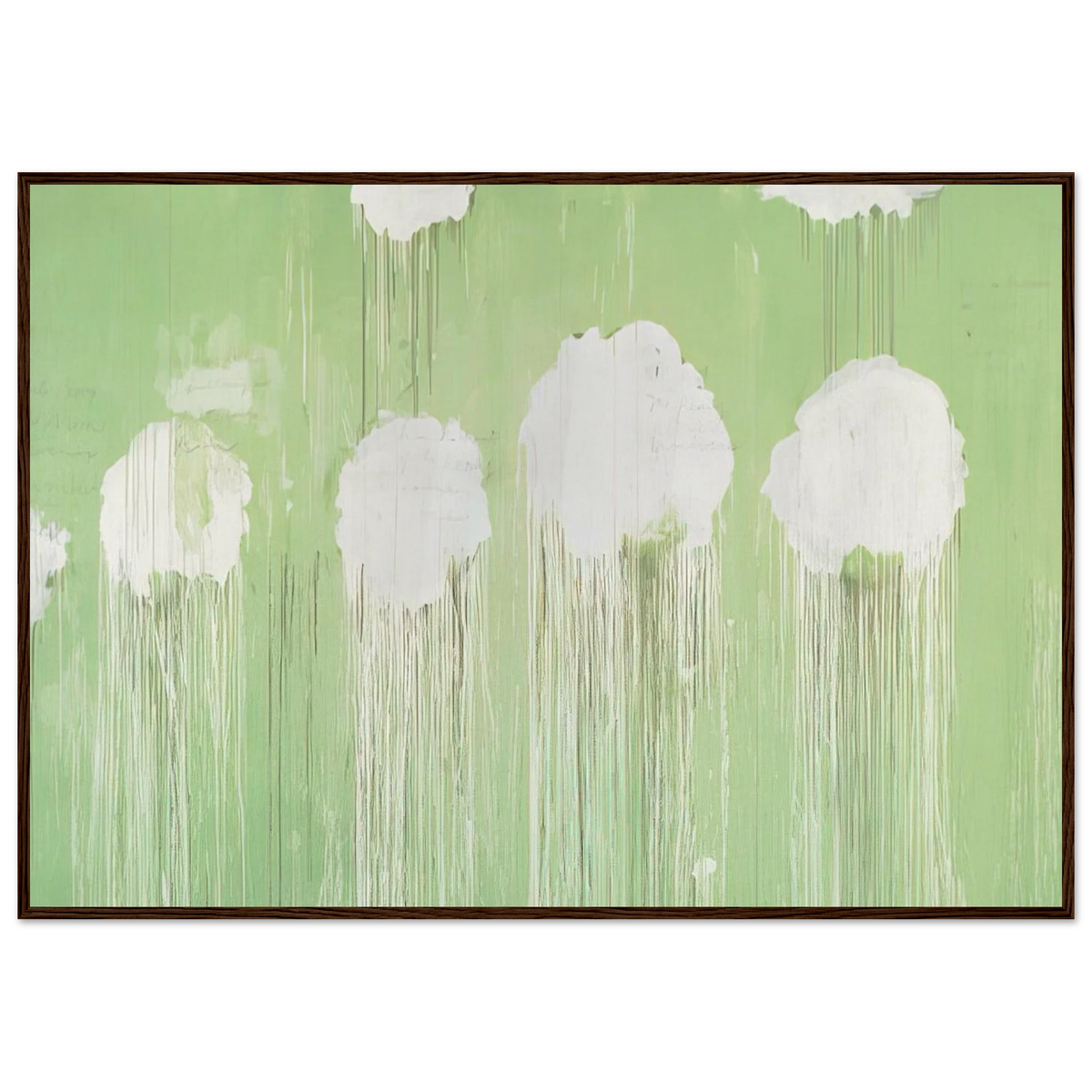 Untitled,  Peony Blossom Painting  Framed Poster | Cy Twombly Framed Prints Wall Art | Cy Twombly Store