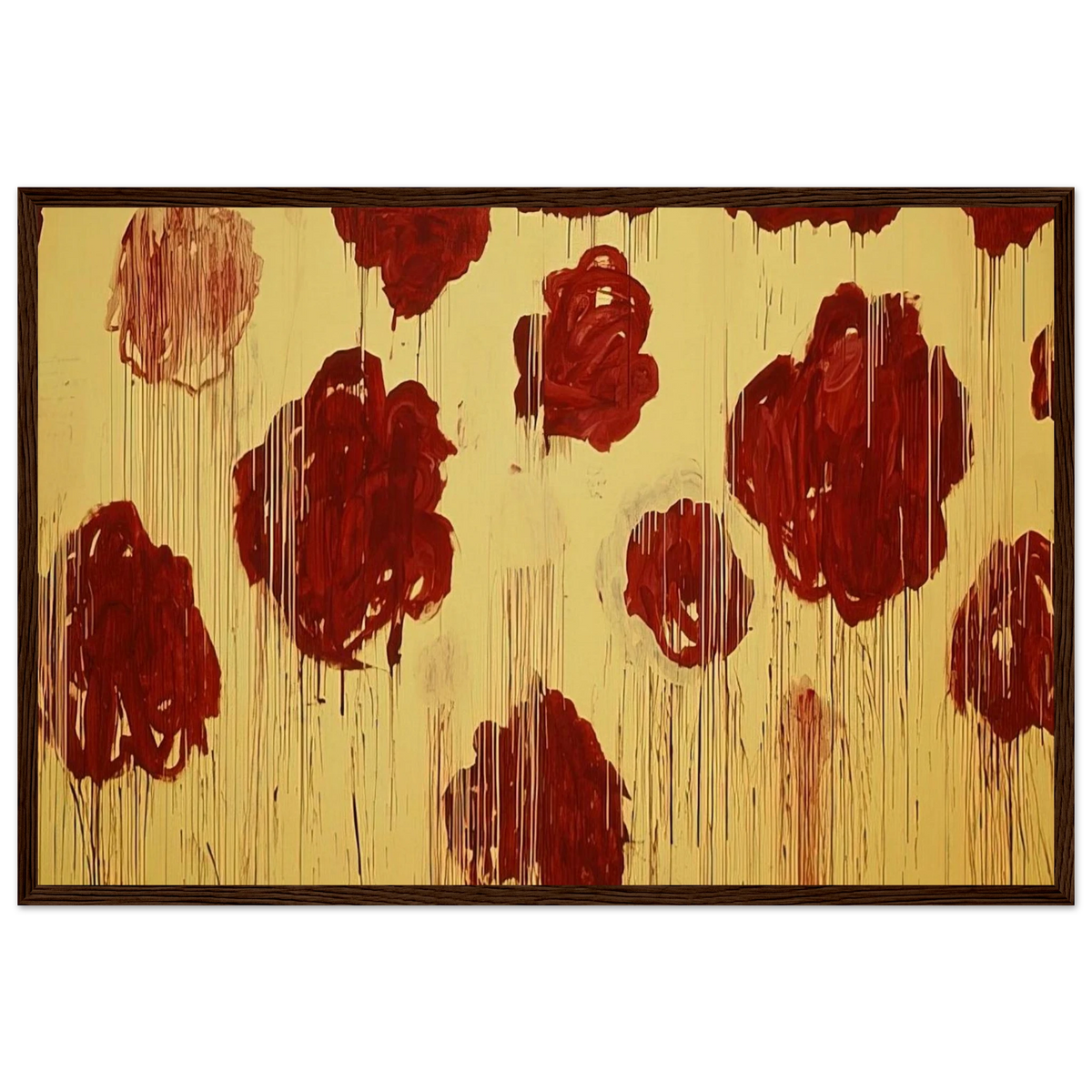 Untitled,  Blooming, A Scattering of Blossoms & Other Things  Framed Poster | Cy Twombly Framed Prints Wall Art | Cy Twombly Store