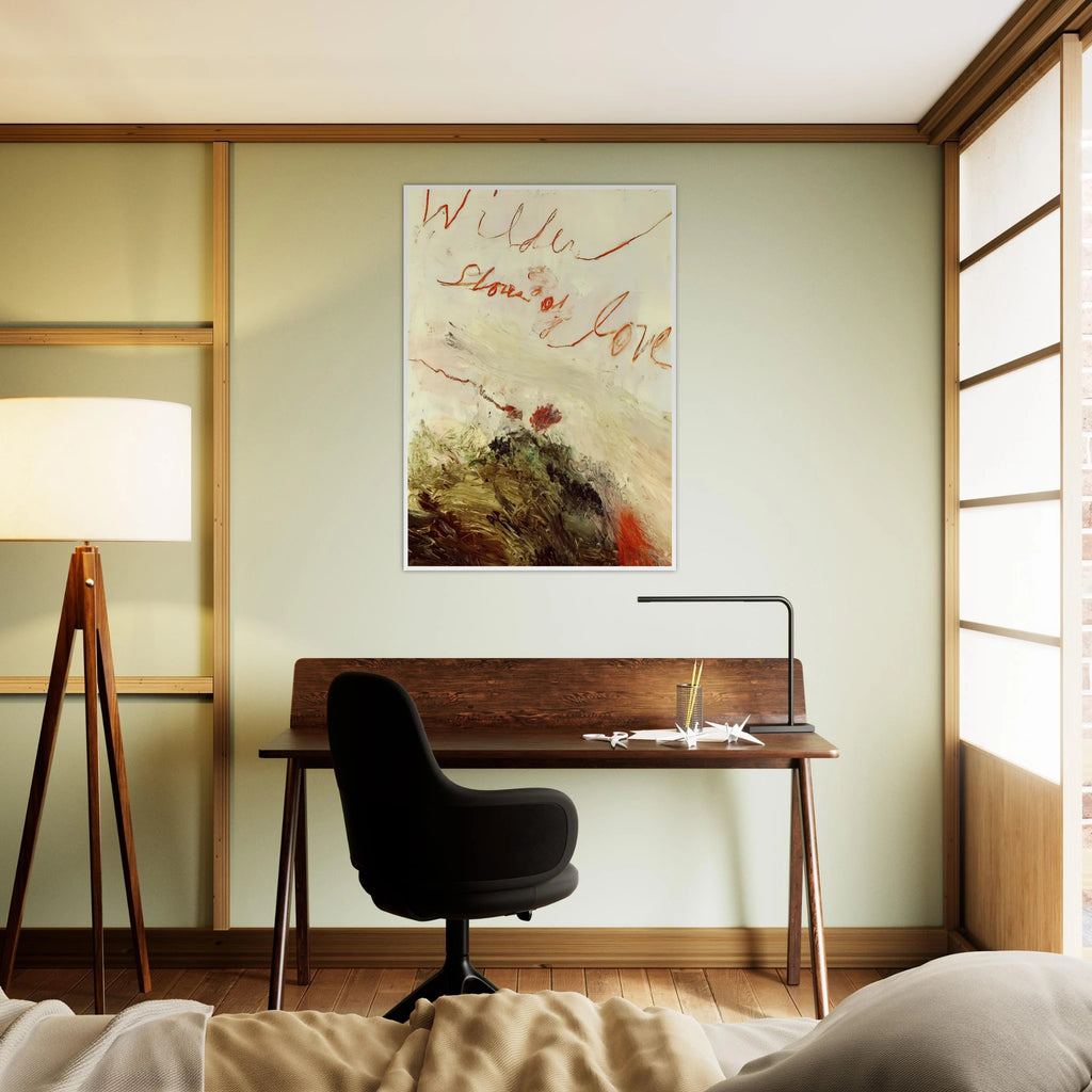 Wilder Shores of Love Framed Poster | Cy Twombly Framed Prints Wall Art | Cy Twombly Store