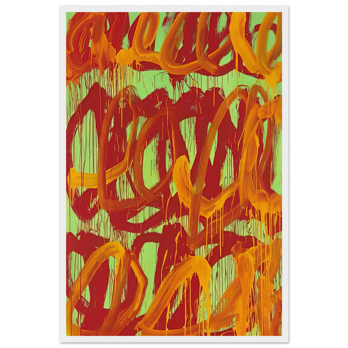Camino Real  II  Framed Poster | Cy Twombly Framed Prints Wall Art | Cy Twombly Store