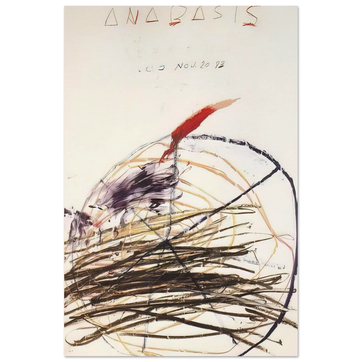 Anabasis  Xenephon  Poster | Cy Twombly Poster | Cy Twombly Store