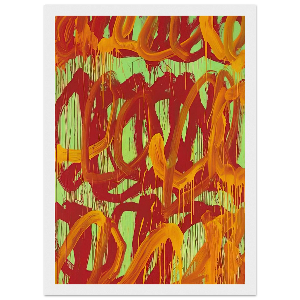 Camino Real  II  Framed Poster | Cy Twombly Framed Prints Wall Art | Cy Twombly Store