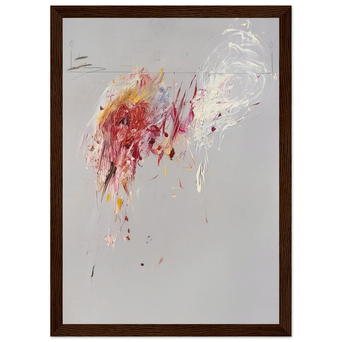 Nine Discourses on Commodus, Part V Framed Poster | Cy Twombly Framed Prints Wall Art | Cy Twombly Store