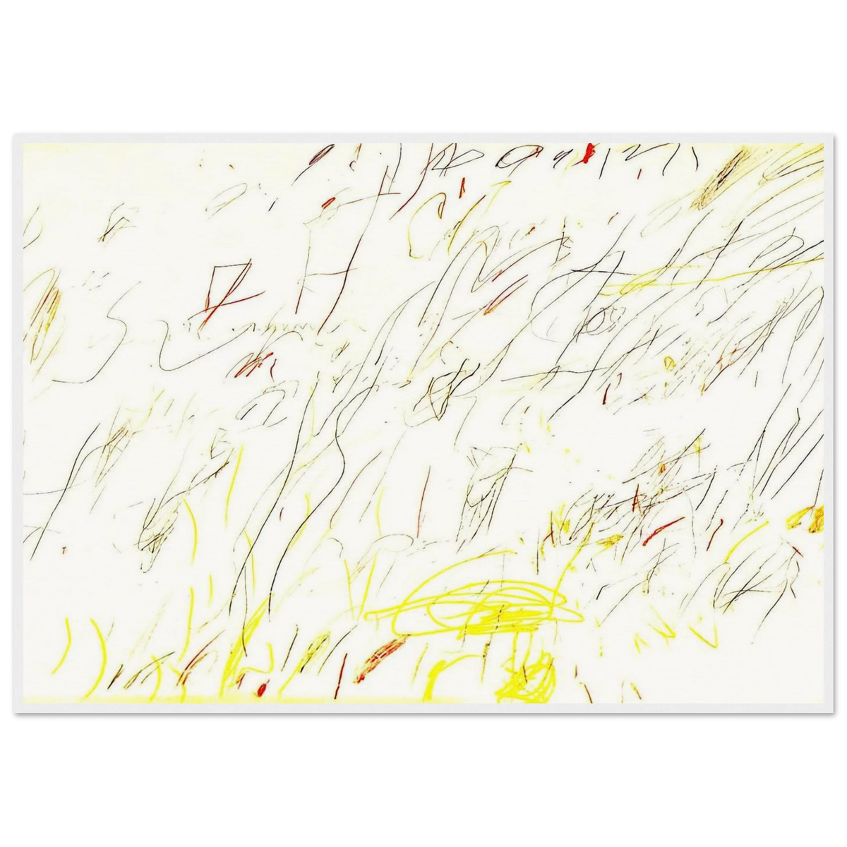 Blue Room Framed Poster | Cy Twombly Framed Prints Wall Art | Cy Twombly Store