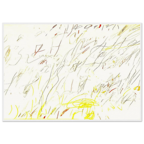 Blue Room Framed Poster | Cy Twombly Framed Prints Wall Art | Cy Twombly Store