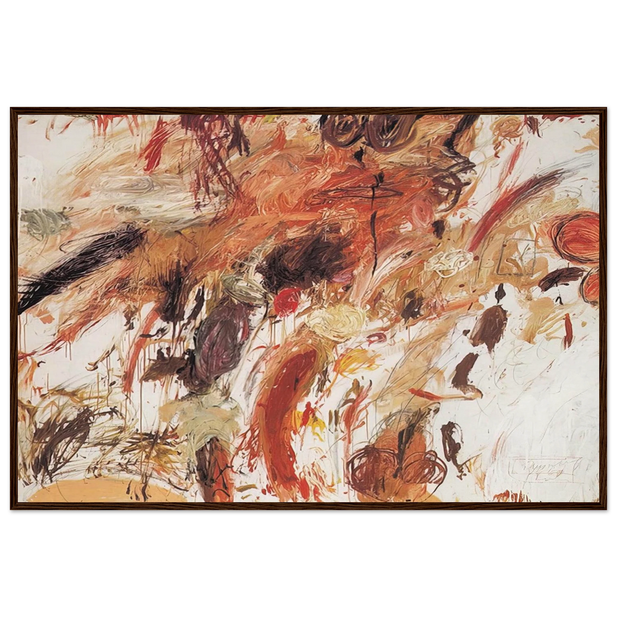 Ferragosto V Framed Poster | Cy Twombly Framed Prints Wall Art | Cy Twombly Store
