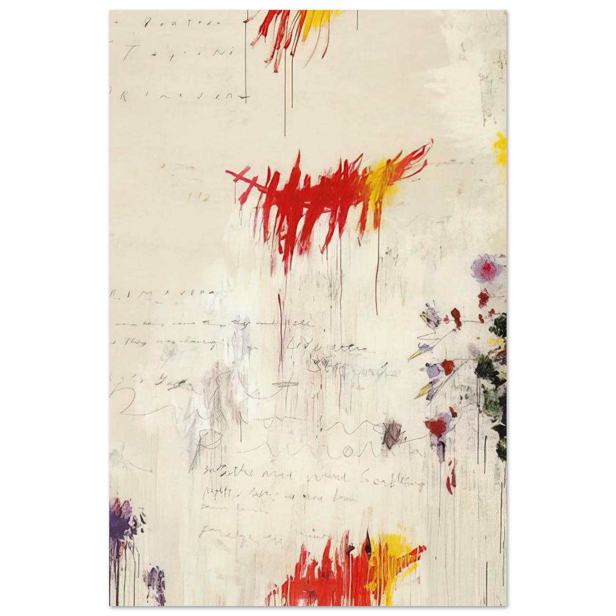 Quattro stagioni I. Primavera Poster | Cy Twombly Poster | Cy Twombly Store
