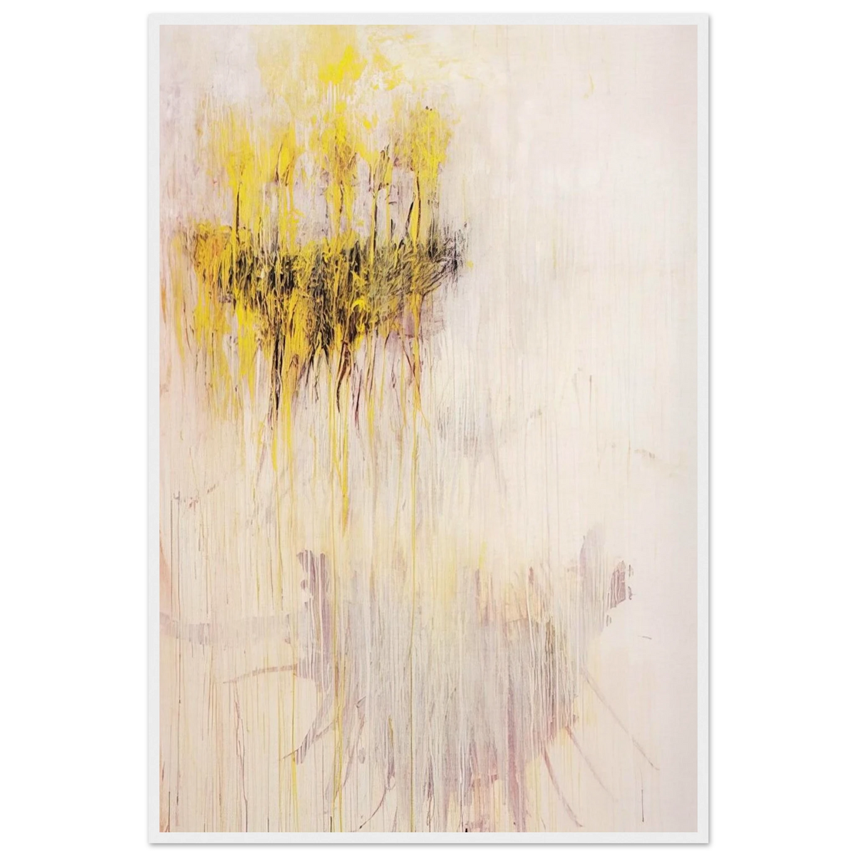 Coronation of Sesostris Framed Poster | Cy Twombly Framed Prints Wall Art | Cy Twombly Store