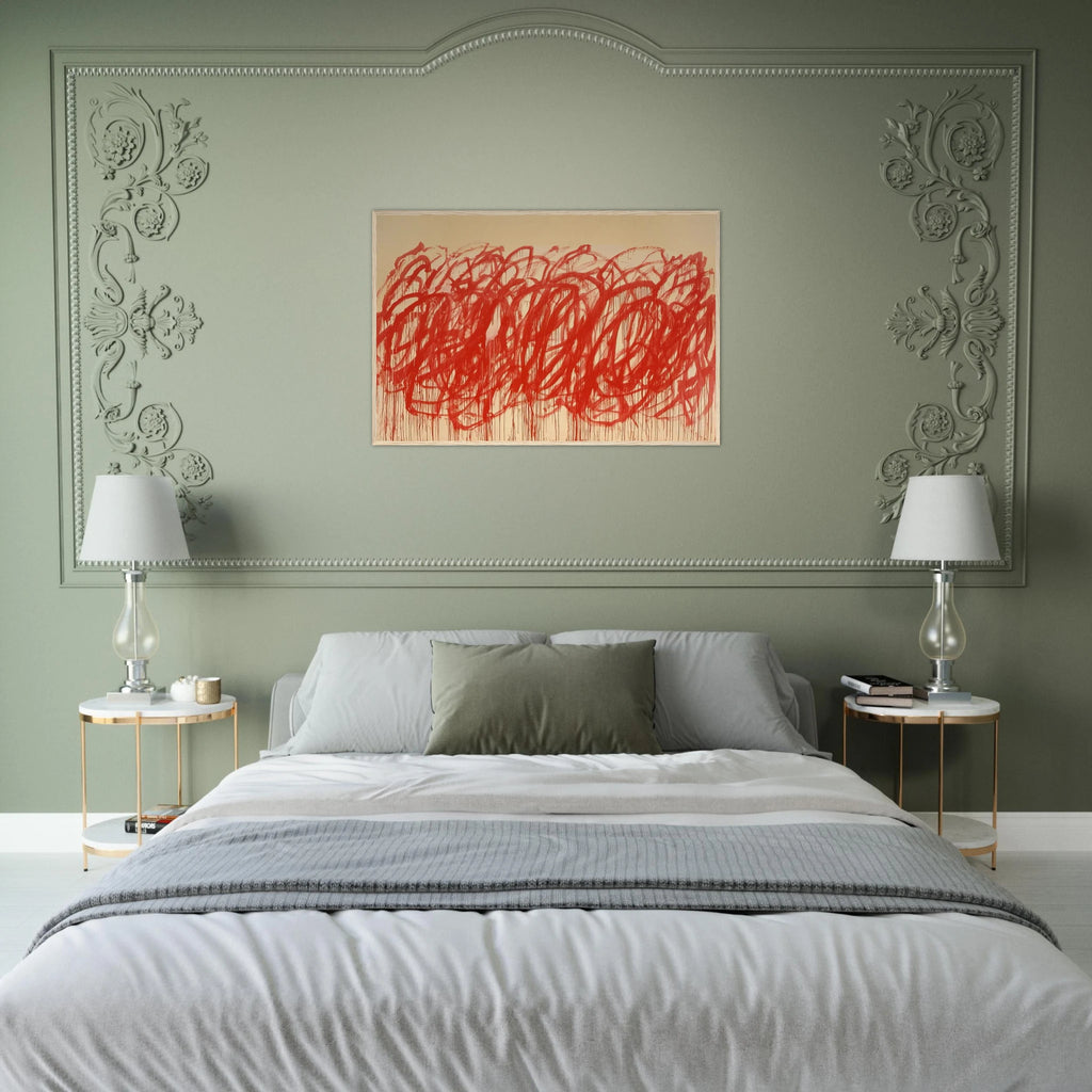 Untitled  Bacchus  Framed Poster | Cy Twombly Framed Prints Wall Art | Cy Twombly Store