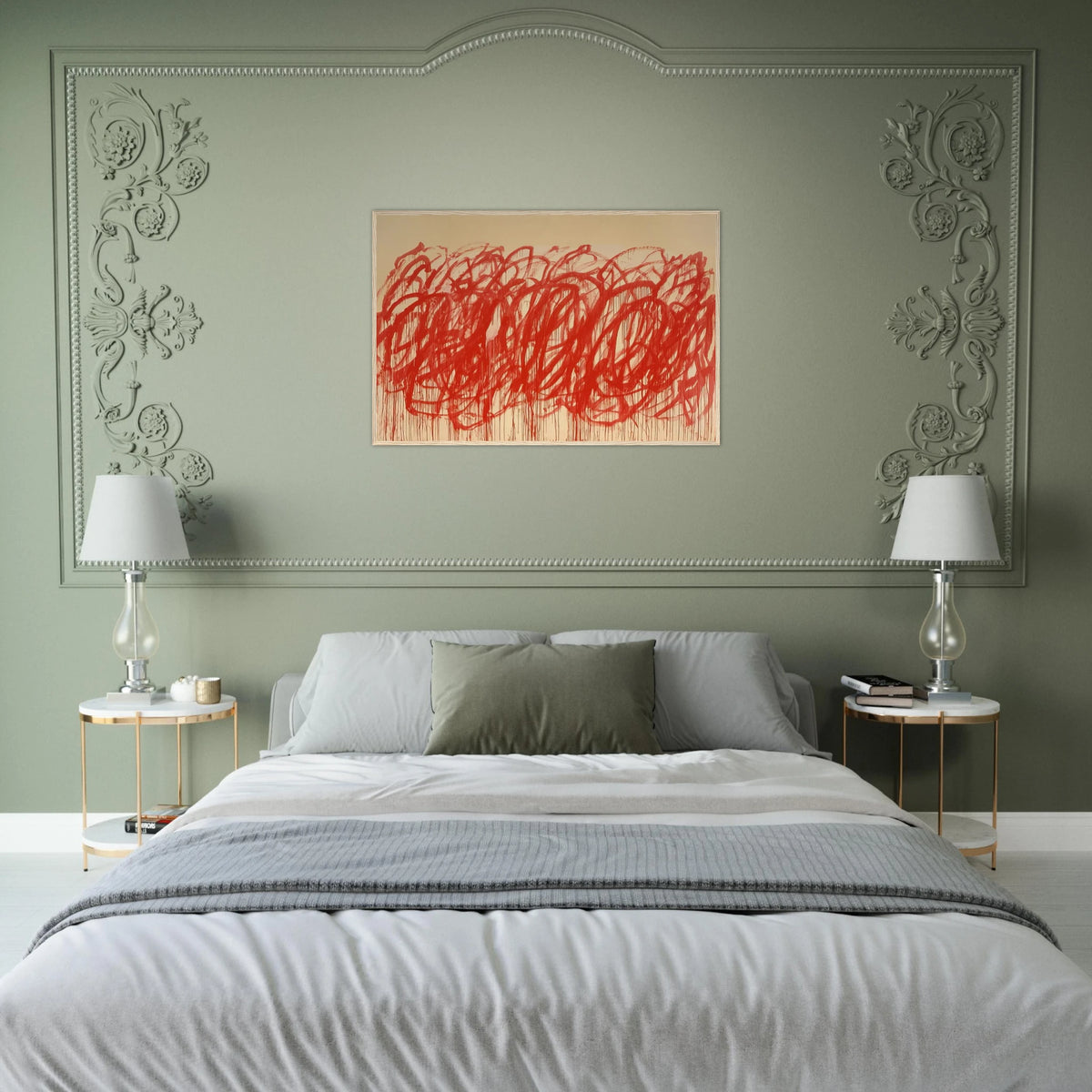 Untitled  Bacchus  Framed Poster | Cy Twombly Framed Prints Wall Art | Cy Twombly Store