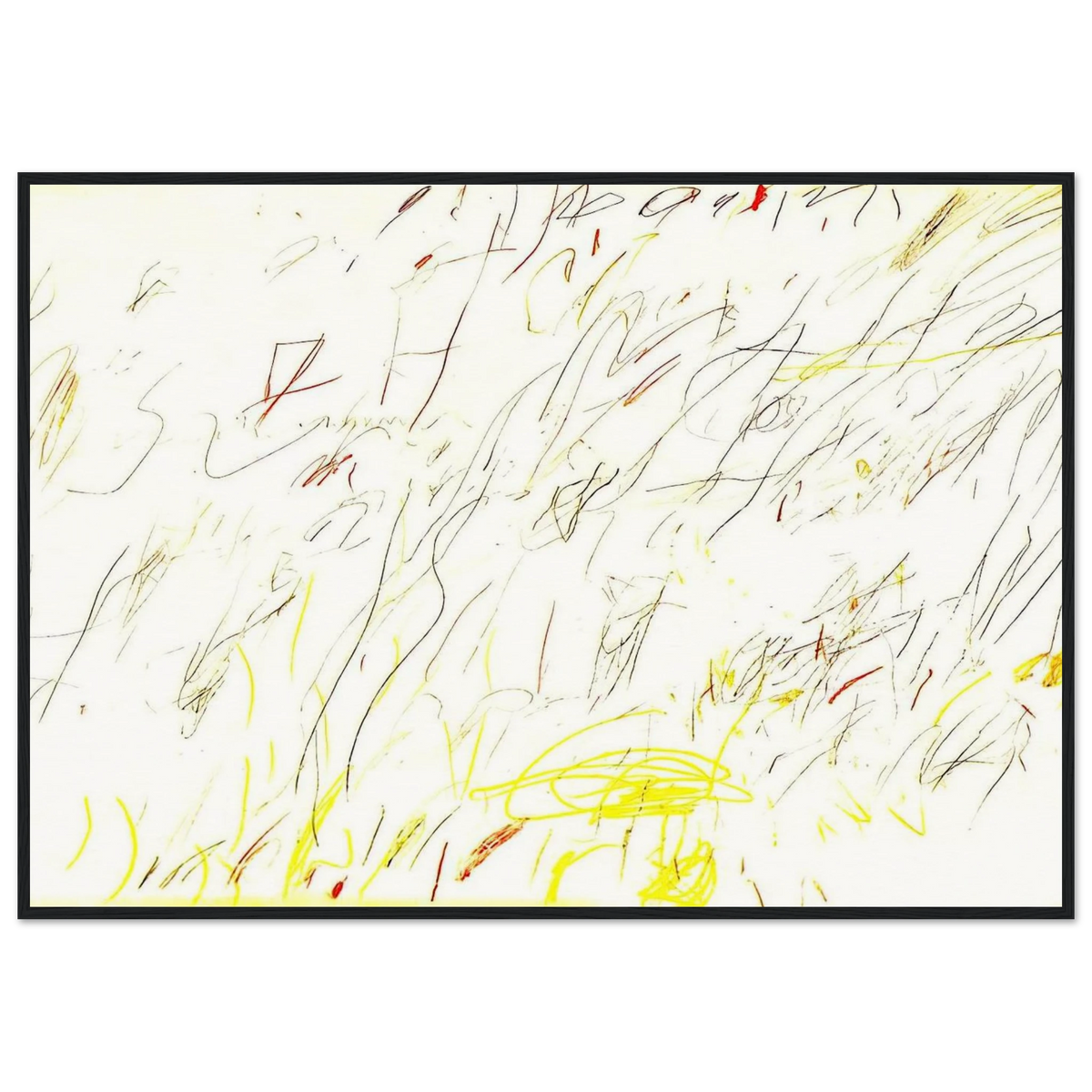 Blue Room Framed Poster | Cy Twombly Framed Prints Wall Art | Cy Twombly Store
