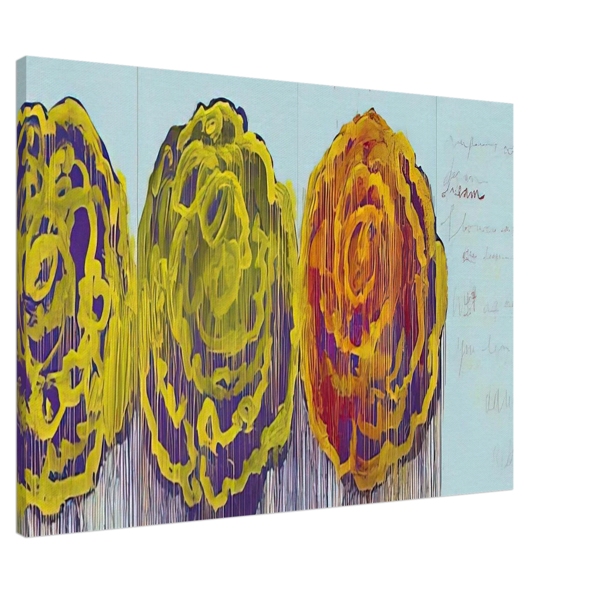 The Rose  III  Canvas | Cy Twombly Canvas | Cy Twombly Store