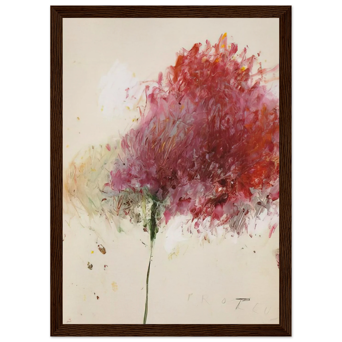 Proteus Framed Poster | Cy Twombly Framed Prints Wall Art | Cy Twombly Store