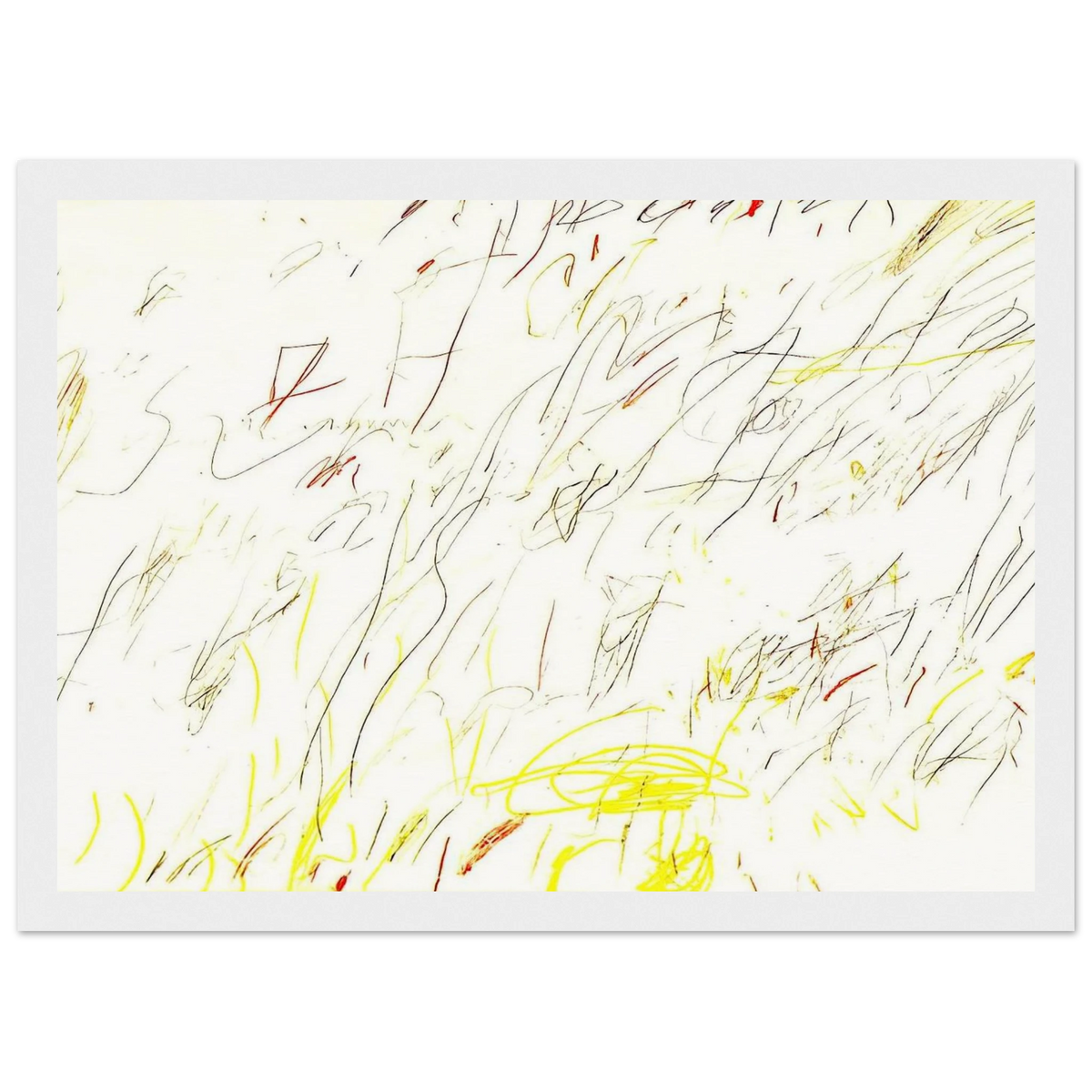Blue Room Framed Poster | Cy Twombly Framed Prints Wall Art | Cy Twombly Store